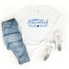 Simply Sage Market Women's Happy Hanukkah Blue Short Sleeve Graphic Tee - 2 of 3