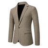 Men's Button Suit Jacket All-Season Lightweight Jacket Multipurpose with Comfortable Fit - 2 of 4