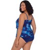 Trimshaper Women's Ronnie Two Tier Ruffle Plus Tankini Swimsuit Top - 2 of 3