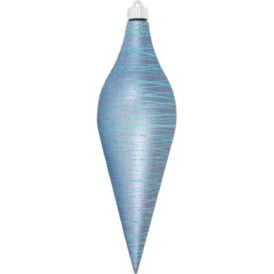 Christmas by Krebs Arctic Blue Shatterproof Christmas Long Drop Ornament 12.5" (320mm)