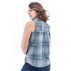 Old Ranch Brands Women's Rae Smocked Button Front Tank - 2 of 4