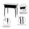 Flash Furniture Billie Student Desk with Open Front Metal Book Box - Set of 5 - 4 of 4