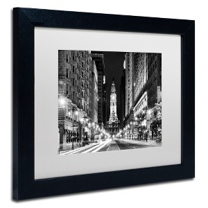 Trademark Fine Art - Philippe Hugonnard 'City Hall Philadelphia' Matted Framed Art - 1 of 3