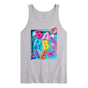 Men's - Barbie - Dream Summer Pool Floaties Graphic Tank Top - 1 of 1