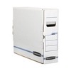 Bankers Box X-Ray Storage Boxes, 5" x 18.75" x 14.88", White/Blue, 6/Carton - 3 of 4