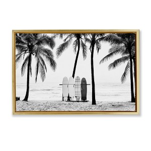 Stupell Industries Centered Surf Boards View, 31" x 21" - 1 of 4