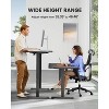 ErGear Height Adjustable Electric Standing Desk, 55"x28", Sit-Stand Desk with Large Memory Settings, Two-Piece Desktop, Black - 2 of 4