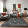 LIVN CO. Modern Large Diamond Trellis Shag Area Rug - 2 of 4