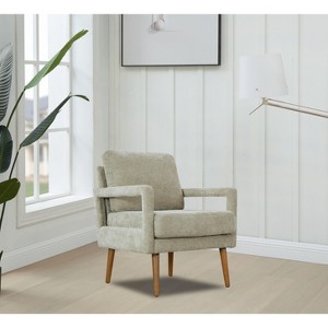 NicBex Accent Chair Modern Mid Century Armchair Comfy Chair with Armrest and Soft Cushion for Living Room, Bedroom, Home Office - 1 of 4