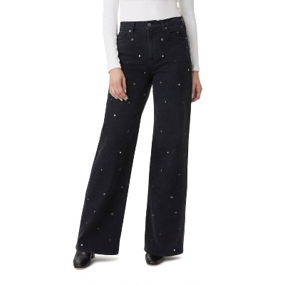 Women's Denver Wide Leg Grommet Jeans - Habitual