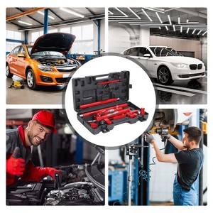 Steel Split Jack - Heavy Duty Jack, Hydraulic Jack, Long Handle Jack, Leak-Free Hydraulic Jack, 1.4m Hose Jack - 1 of 4