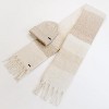 Nicole Miller Women Winter Beanie and Hanging Scarf - 2 of 4