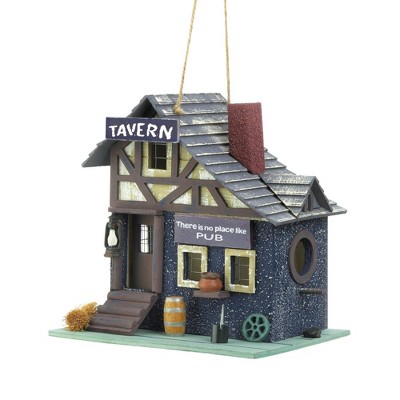 9" Tavern Wood Birdhouse - Zingz & Thingz
