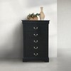 NicBex 5 Drawers Dresser for Bedroom,Chest of Drawers with Nickel Metal Handle Design,Modren Freestanding Dresser,Storage Dressers for Bedroom - 2 of 4