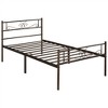 Yaheetech Metal-Framed Platform Bed with Headboard and Footboard - 2 of 4