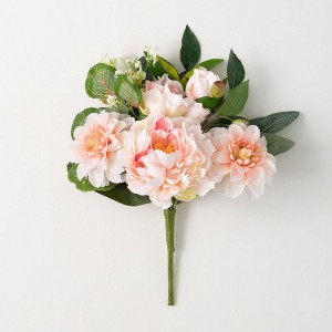 Sullivans Artificial 17.5" Blush Blossoming Peony Bush, Multicolored - 1 of 2