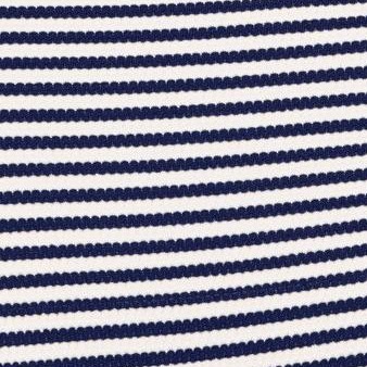 navy lurex stripe