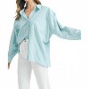 Women's Cindy Stripped Button Down Shirt - MABLE - 3 of 4