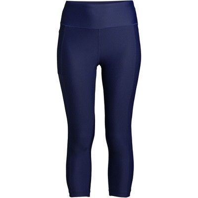 SHORT NAVY SWIM LEGGING WITH SNAPS - 770 RUNWAY