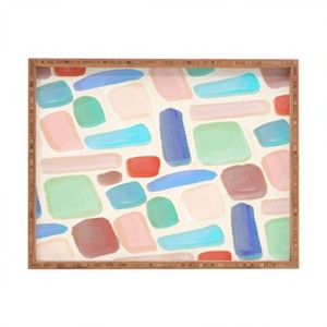 Sewzinski Stones and Clay Rectangular Bamboo Tray - Deny Designs - 1 of 2