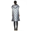 White Mark Women's Metallic Long Puffer Vest - image 3 of 4