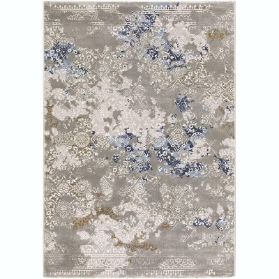 Oriental Weavers Easton Contemporary Rug 7111F in Grey Runner 2' 2" X 7 ' 8"