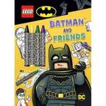 Lego Batman: Batman and Friends - (Coloring & Activity with Crayons) by  Ameet Publishing (Paperback)