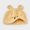 Baby Winnie the Pooh Hat and Bootie Set - Cloud Island™ Beige 0-3M - 2 of 4
