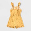 Toddler Girls' Adaptive Sleeveless Floral Romper - Cat & Jack™ - 2 of 4