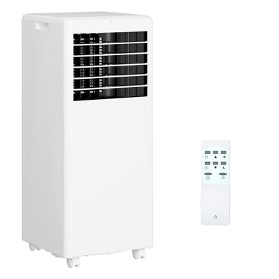 8,000 BTU Portable AC - 3-in-1 Cool/Dehumidify/Fan for 350SqFt, Remote, Sleep Mode & Energy-Saving
