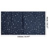 Unique Bargains Blackout Curtains Short Window Curtains 51.97"L x 18.11"W Navy Blue 2 Pcs - 4 of 4