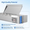 Winado 47 in. 150W 110V Refrigerated Prep Rail Countertop - 4 of 4