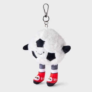 Boys' Soccer Ball Plush Keychain - Cat & Jack™ White/Black : Target