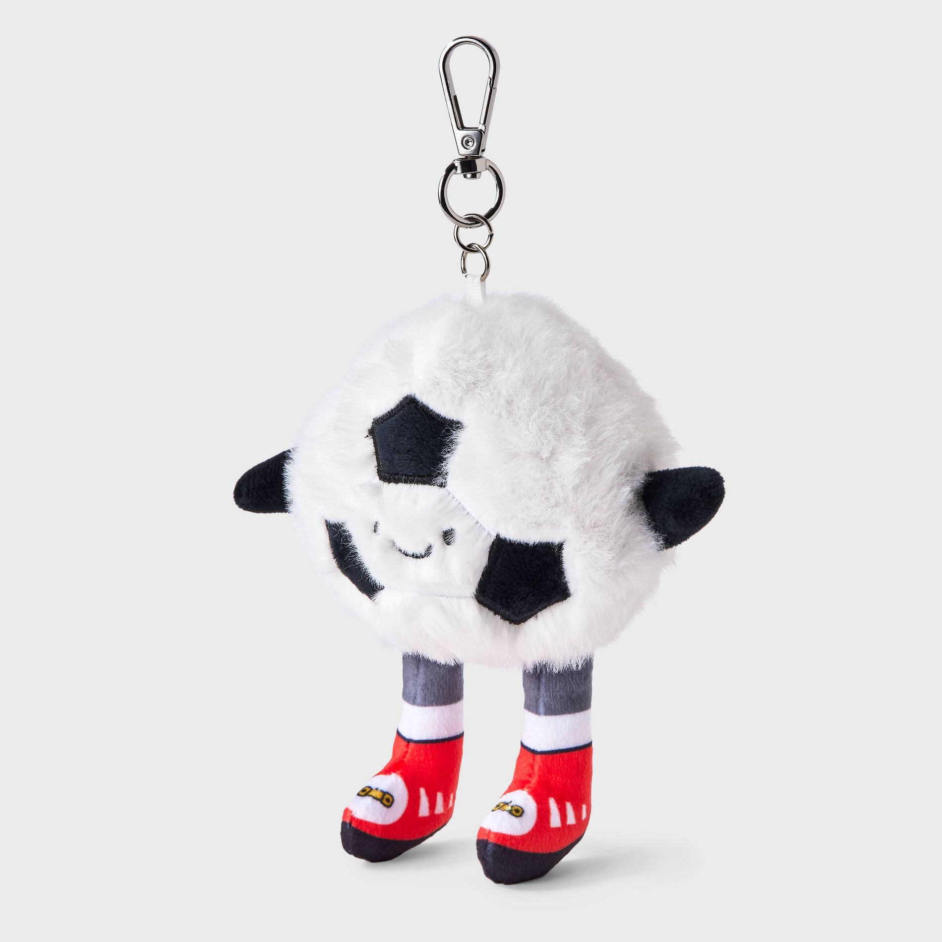 Boys' Soccer Ball Plush Keychain - Cat & Jack™ White/Black