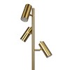 VYNXARIA 63"H Lumina Brassed Gold Floor Lamp with Rotary Switch Triple Spots Metal Cone Base - 2 of 4