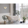 Elegant Lighting Victoria 3 light Chrome Wall Sconce Clear Royal Cut Crystal - 2 of 4