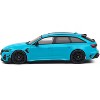 2022 Audi ABT RS 6-R Miami Blue 1/43 Die Cast Model Car by Solido - 2 of 4