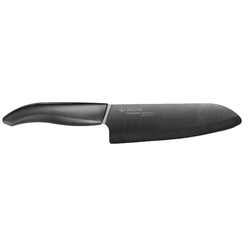 Kyocera Revolution Ceramic 6 Inch Chef's Knife with Black Blade, 1 of 2