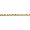 Black Bow Jewelry 4mm 14k Yellow Gold Solid Flat Figaro Chain Necklace - 3 of 4