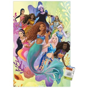 Trends International Disney Little Mermaid - Group Unframed Wall Poster Prints - 1 of 4