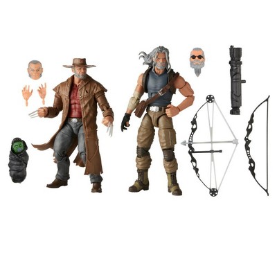 Hasbro Marvel X-Men Series 6-inch Collectible Marvel’s Hawkeye and Marvel’s Logan Action Figure Toys, Ages 4 And Up