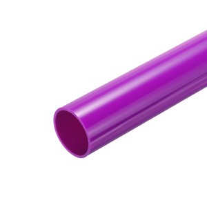 Unique Bargains High Impact Water Plumb Cable Sleeve PVC Rigid Round Pipes 20" Length - 1 of 4