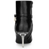 Allegra K Women's Strap Decor Pointed Toe Transparent Stiletto Heels Ankle Boots - 4 of 4
