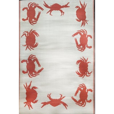 Mad Mats Crab Orange & Cream