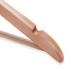 Casafield Red Cedar Wooden Suit Hangers with Smooth Finish, Non-Slip Pant Bar, and Chrome Swivel Hook - 3 of 4