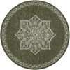 Unique Loom Outdoor Traditional Antique Medallion Woven Area Rug - 2 of 4