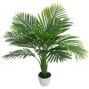 Northlight Artificial Palm Tree in a Textured Lined Pot - 36" - 3 of 4
