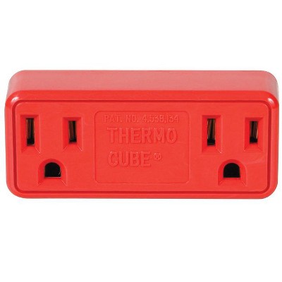 Thermo Cube 22 120-100F Non-Polarized 2 outlets Outlet Converter Surge Protection