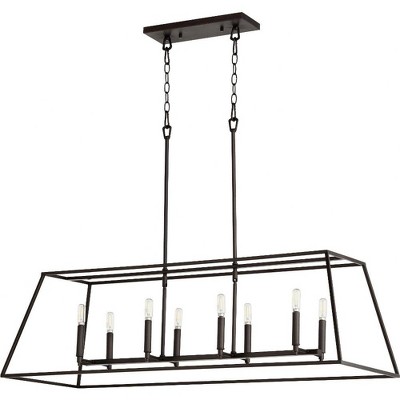 Quorum Lighting Gabriel 8-Light Bronze Linear Pendant