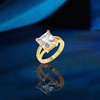 Slickblue Luxurious Elegant Crystal Solitaire Ring with 5 Ct. Cubic Zirconia - 2 of 3